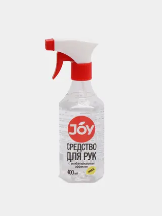 Средство для рук с антибактериальным эффектом JOY, с распылителем, 250 или 400 мл