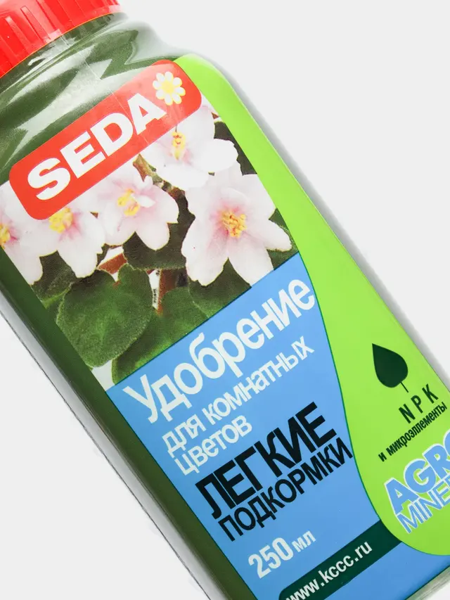 Минеральное удобрение для комнатных цветов ТМ SEDA, с микроэлементами, 0.25 л — фото 4