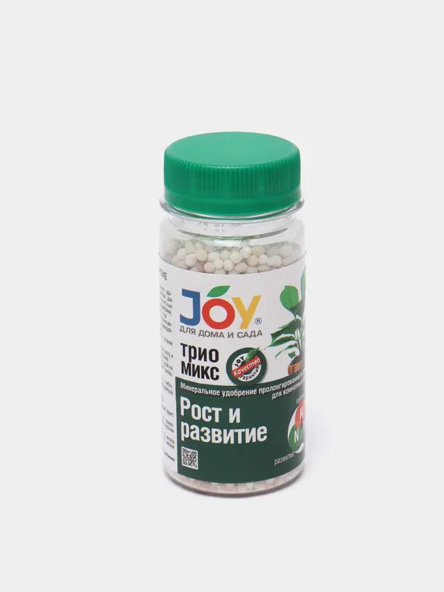 Удобрение для цветов, гранулированное, рост и развитие "Трио Микс", ТМ JOY, 100 г — фото 2