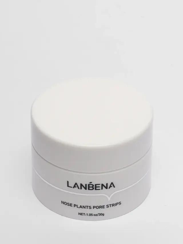Маска-крем от черных точек Lanbena, с полосками для носа — фото 3