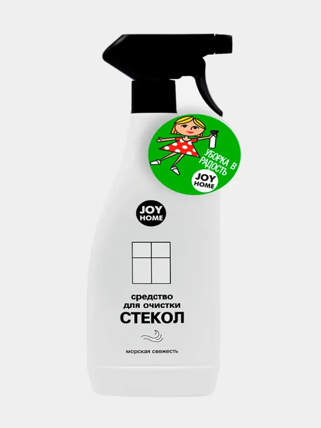 Средство для очистки стёкол "Морская свежесть" JOY, 750 мл