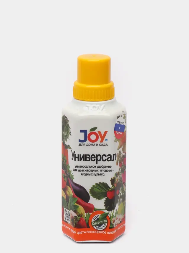 Жидкое удобрение для всех овощных и плодово-ягодных культур JOY "Универсал", 500 мл
