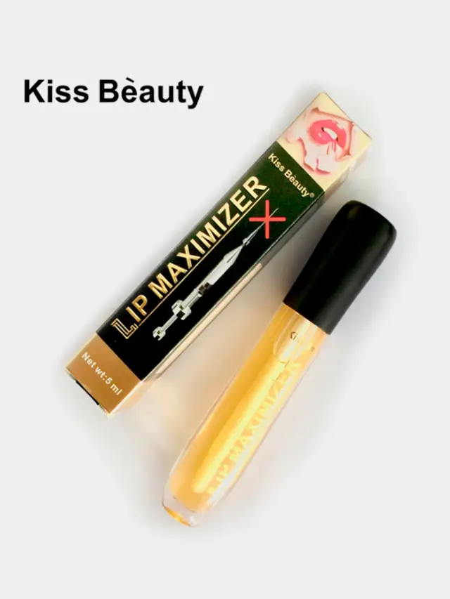 Блеск для увеличения губ, блеск для губ, прозрачный, Kiss Beauty — фото 2