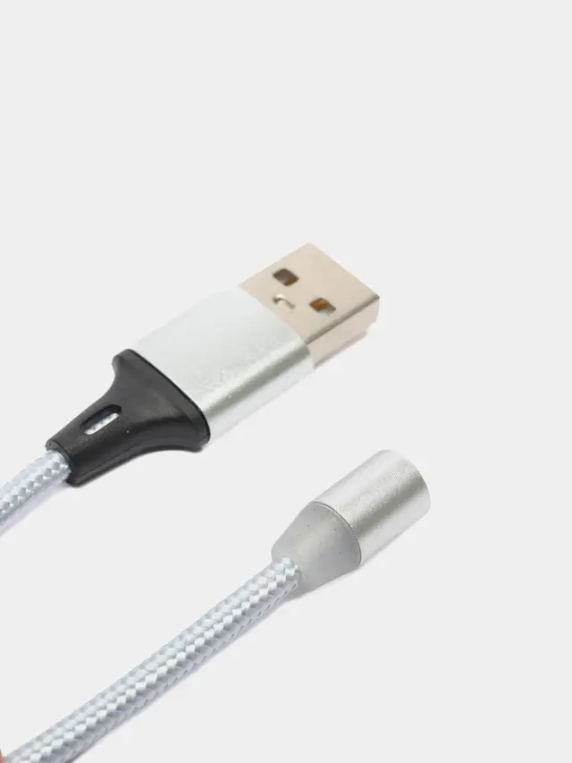Магнитный кабель без разъема 3А, разъёмы MicroUSB, Type-C, Lightning для Андроид, iPhone