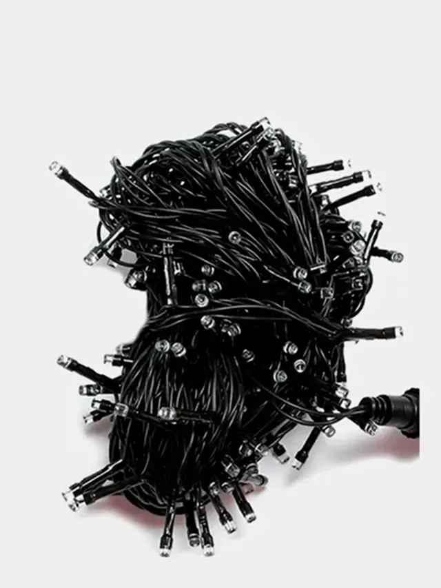 Гирлянда светодиодная, 13 м, 190 LED, 8 режимов