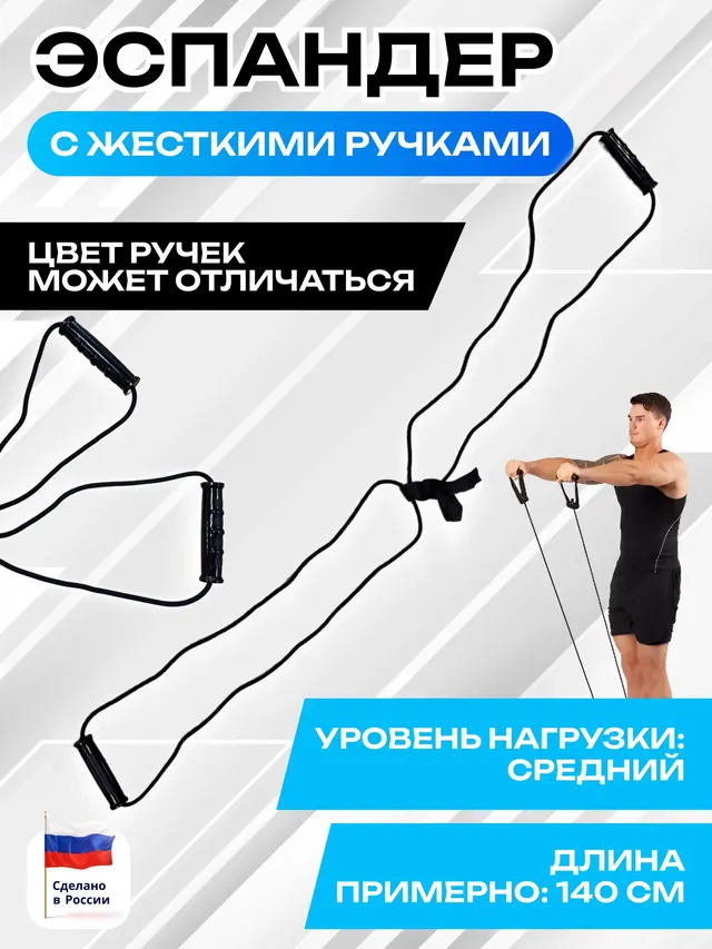 Эспандер с жесткими ручками
