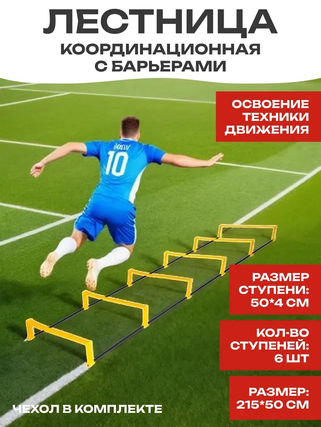 Лестница координационная с барьерами