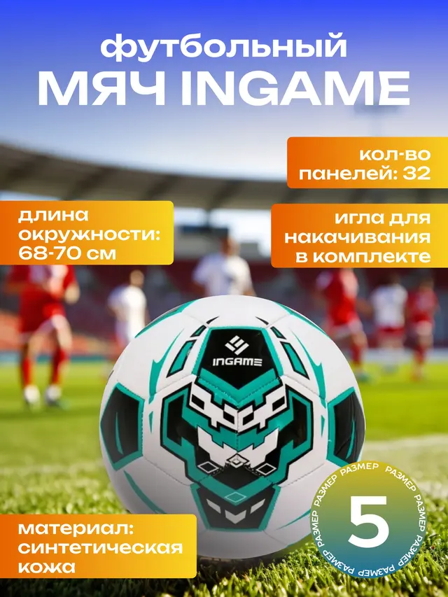Мяч футбольный Ingame Roxy №5