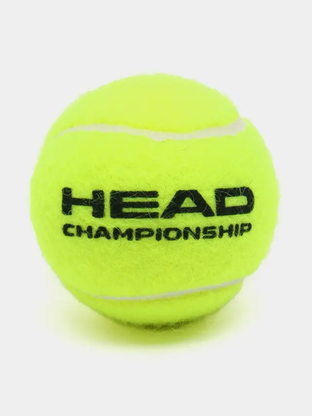 Мячи для большого тенниса HEAD CHAMPIONSHIP 3B, ITF, в упаковке 3 штуки — фото 3