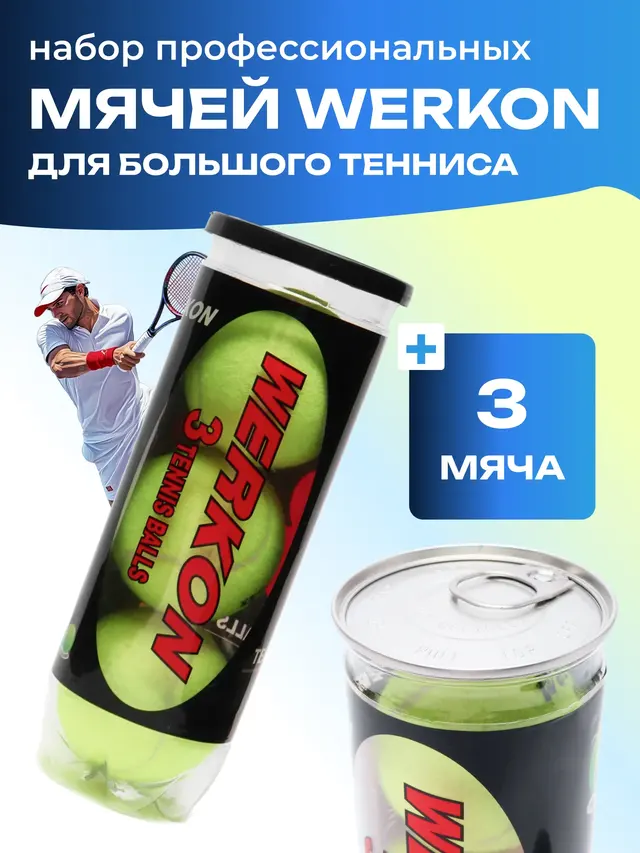 Мяч для большого тенниса WERKON 969