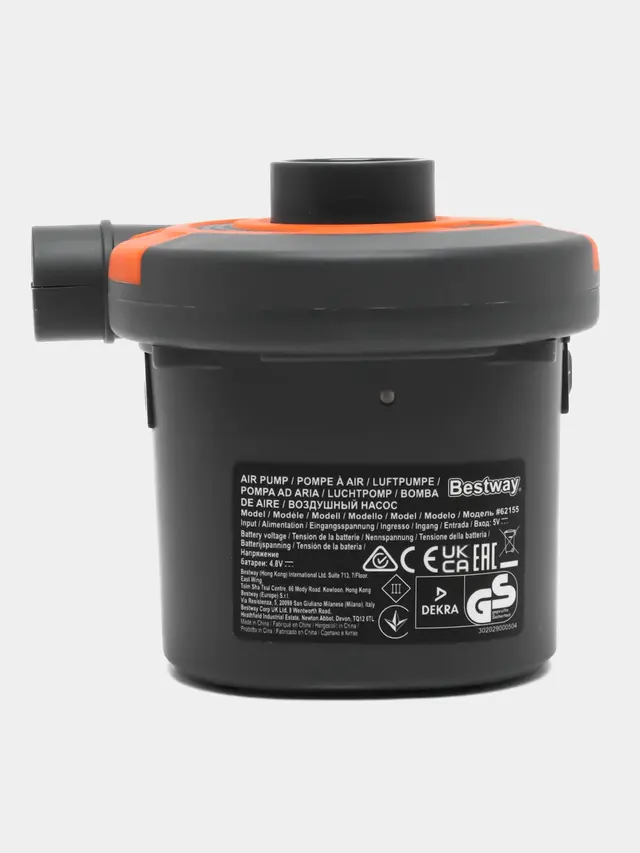 Насос электрический 4.8В на аккумуляторах "Sidewinder" зарядка от USB, 565 л/м — фото 3