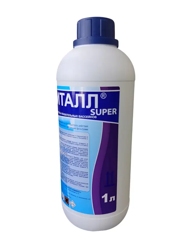 Эквиталл Super, 1л бутылка, жидкий коагулянт (осветлитель) ударного действия — фото 2