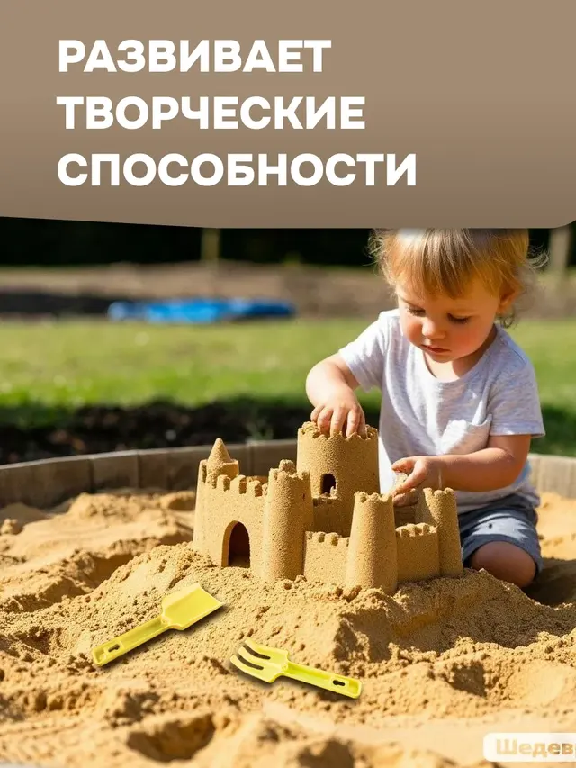 Ведерко детское "Мини". Ведерко, грабельки, совок и 2 фигурки — фото 3