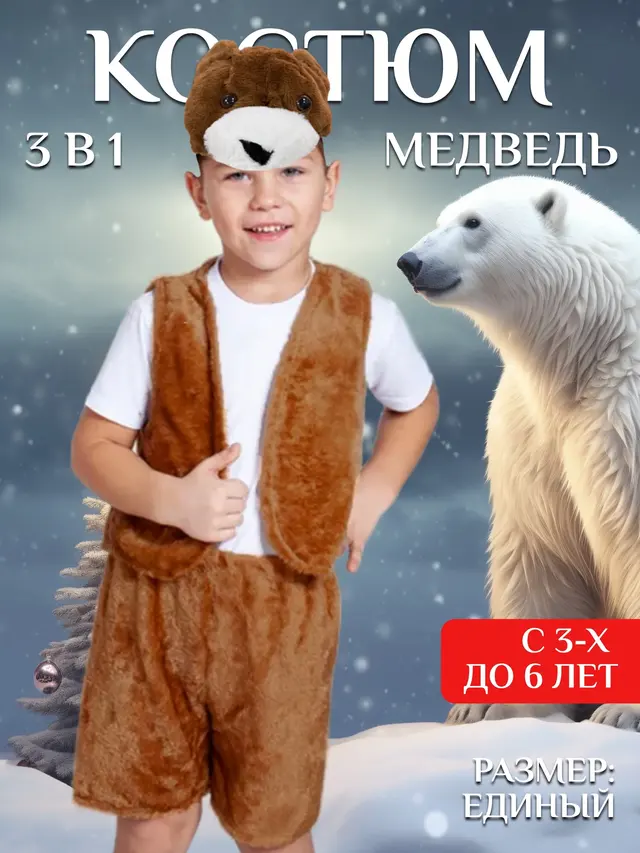 Костюм новогодний карнавальный детский — фото 4