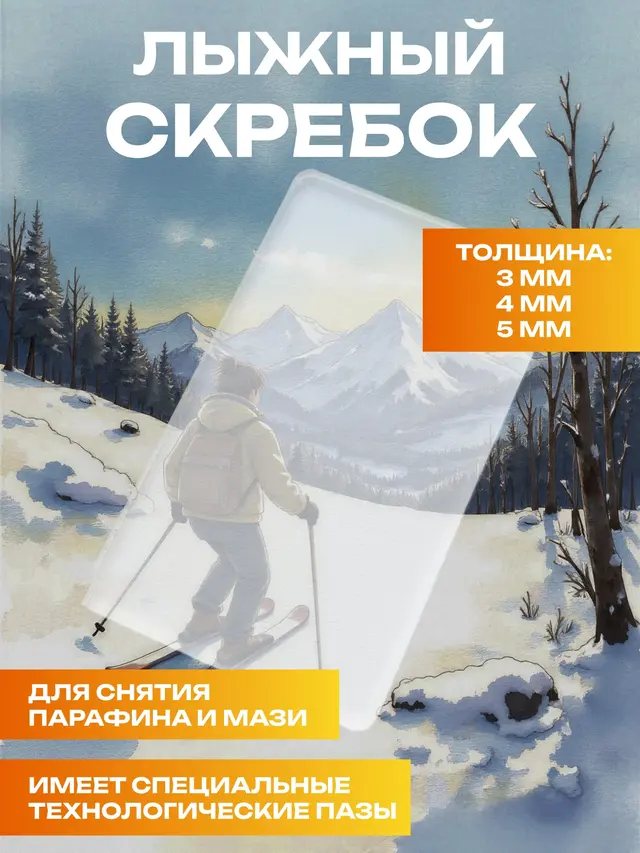 Скребок лыжный Gekars — фото 2