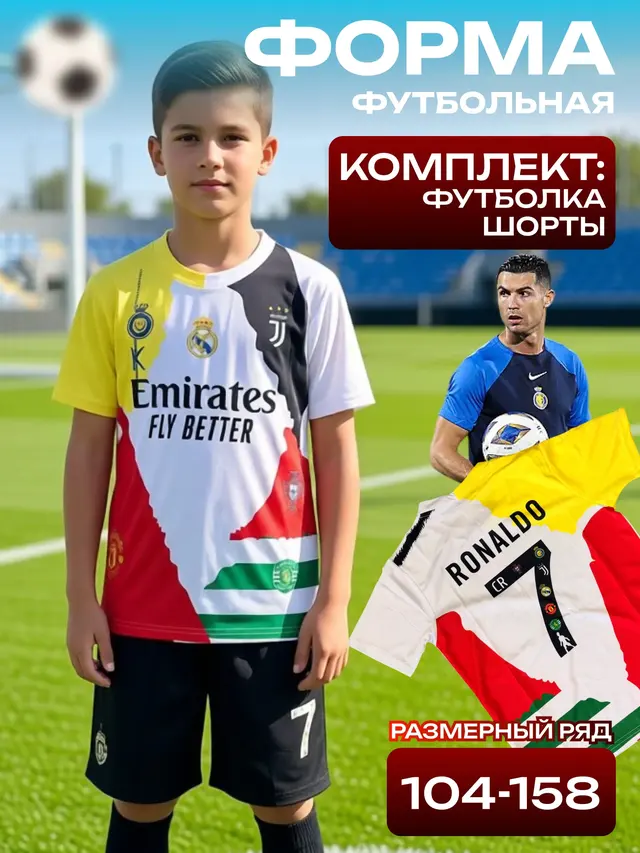 Костюм спортивный, форма футбольная