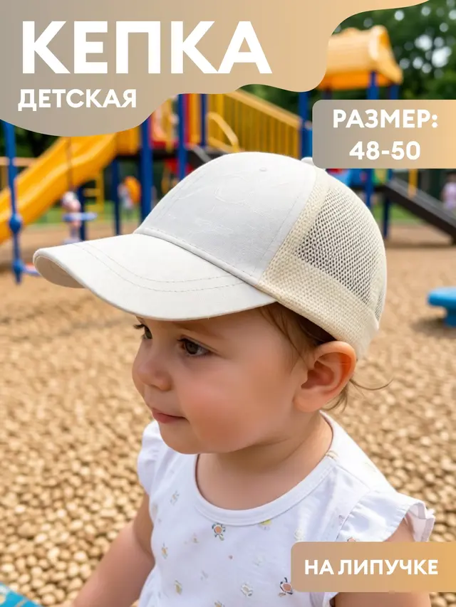 Бейсболка . Бейсболка детская. Бейсболка для девочек и мальчиков. Кепка детская — фото 2