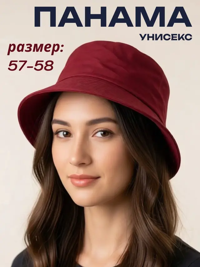 Панама для нее и для него, панама мужская, женская — фото 3
